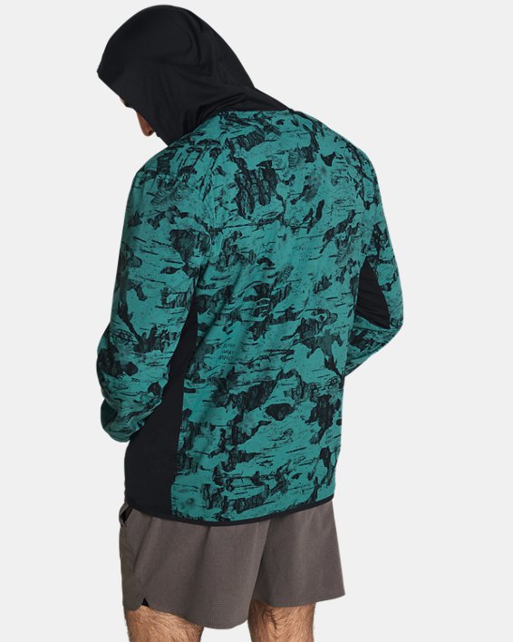 Men's Project Rock Iso-Chill Tide Hybrid Jacket in Blue image number 1